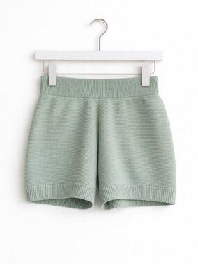 Sincerely Jules Sage Green Knit Shorts